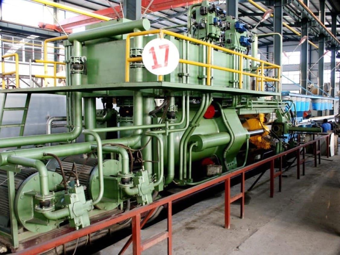 Aluminium extrusion — Running Aluminum factory, Shandong