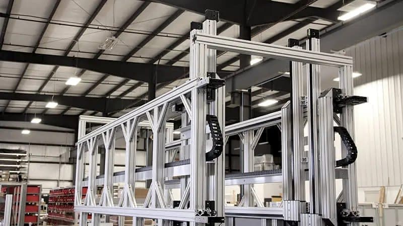 Machine frames & guarding — Industrial T-slot profiles application